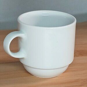 Fortessa Eschenbach Espresso Demitasse 4oz Stackable White Replacement Cup Mug